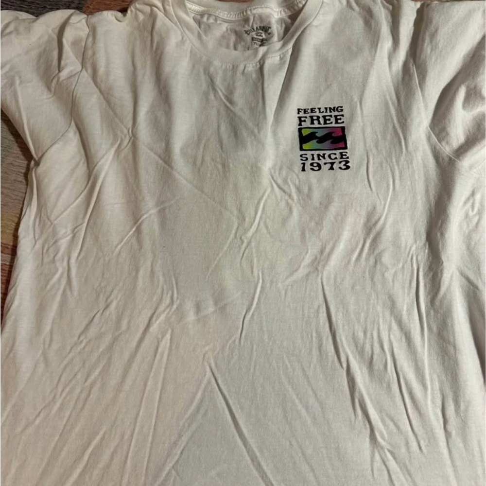 2 Billabong White Short Sleeve Tee’s